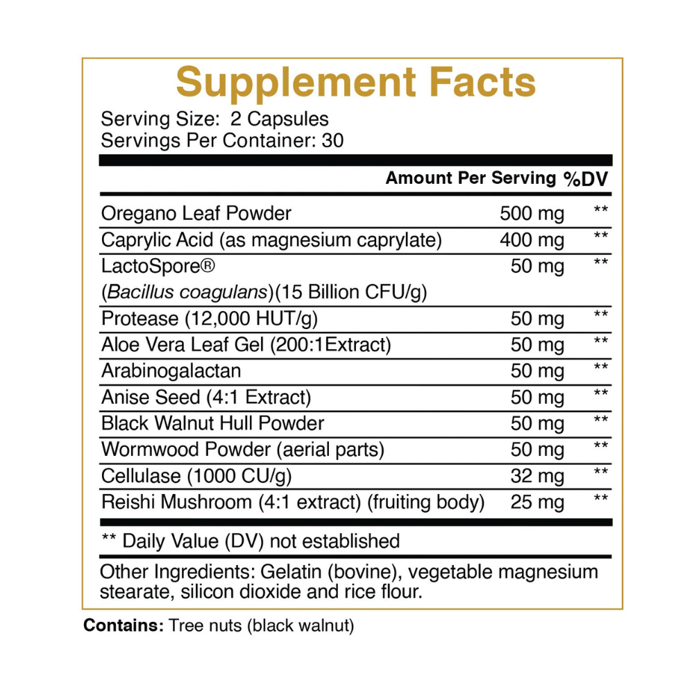 Candida Cleanse Gut & Colon Support