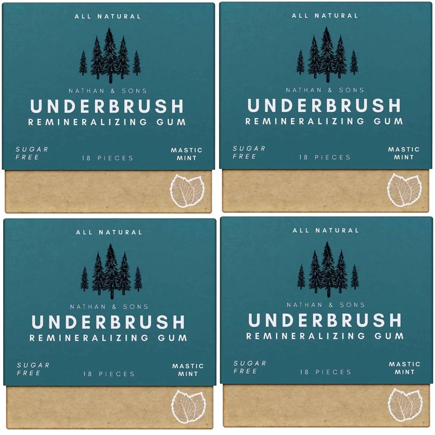 Underbrush Remineralizing Chewing Gum