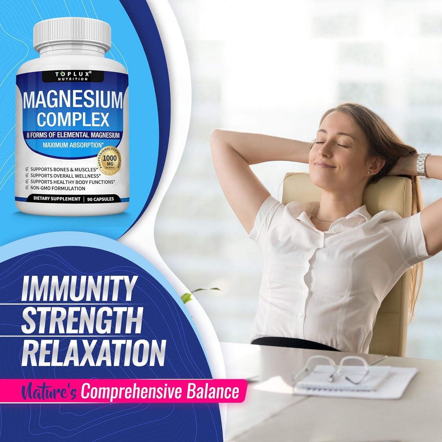 Toplux Magnesium Complex Buy 1 Get 1 Free