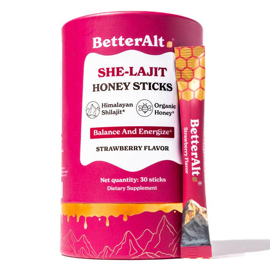 BetterAlt Shilajit for Women with Shatavari & Saffron