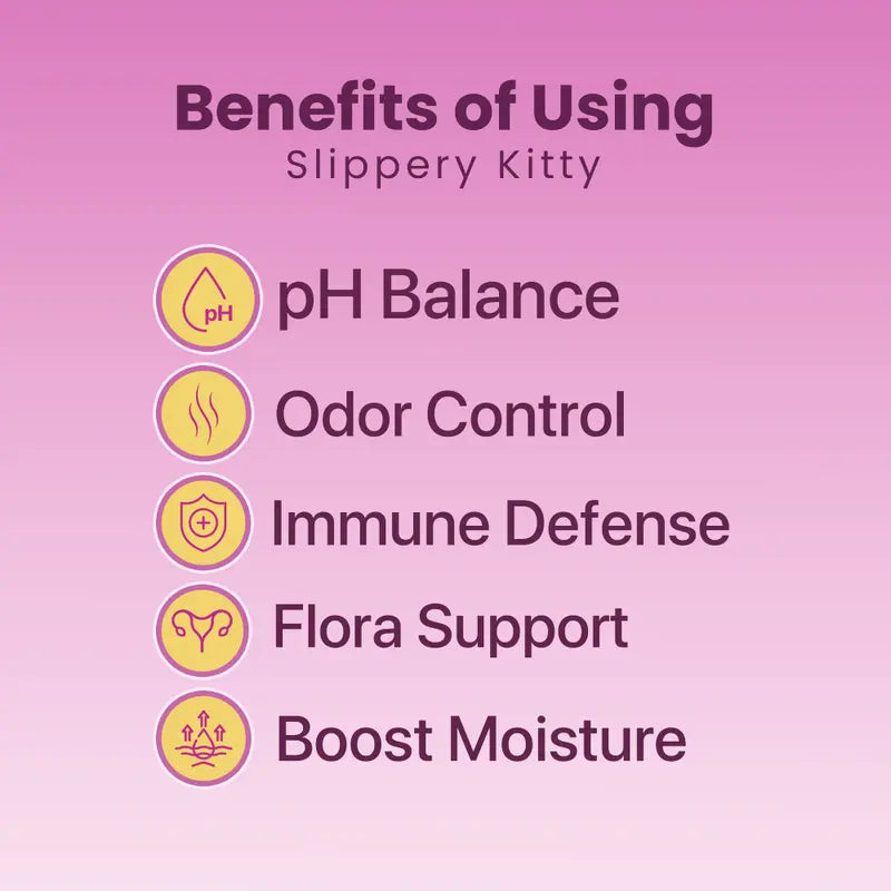 Slippery Kitty Feminine Probiotic + Moisture Gummies