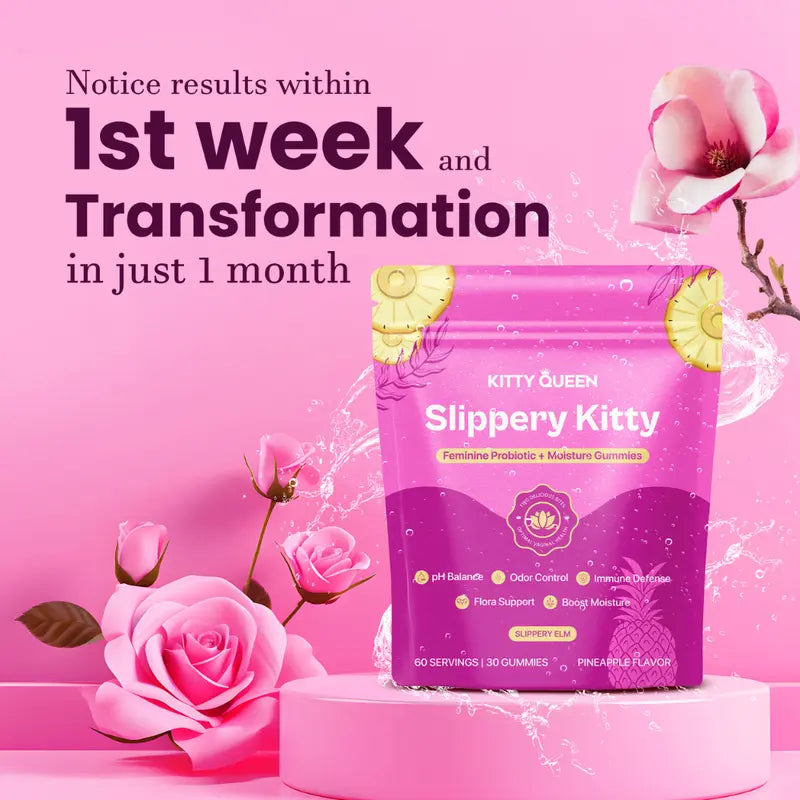 Slippery Kitty Feminine Probiotic + Moisture Gummies