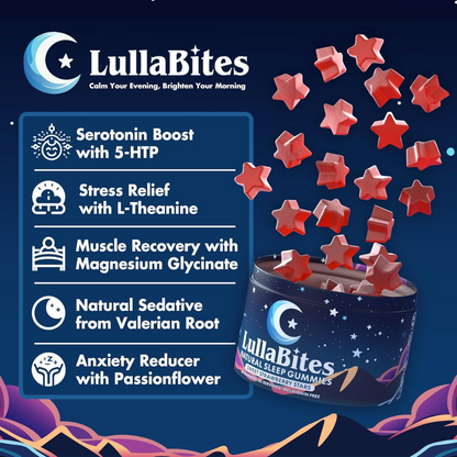 Lullabites Natural Sleep Gummies