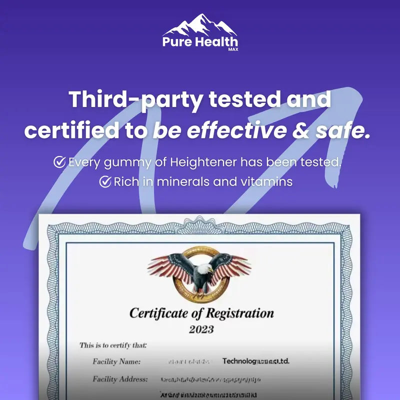 Heightener Height Growth Sleep Gummies
