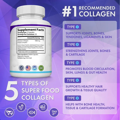 Collagen Peptides 5 Types Complex