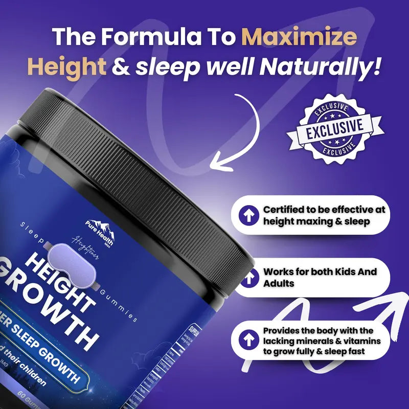 Heightener Height Growth Sleep Gummies