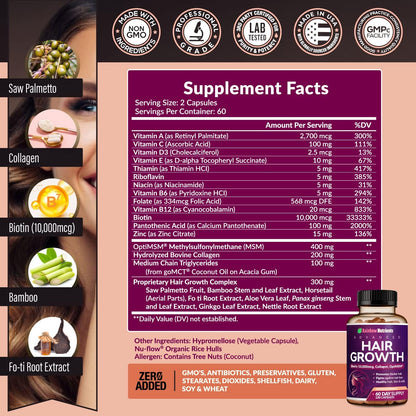 24-in-1 Advanced Hair Growth Vitamins