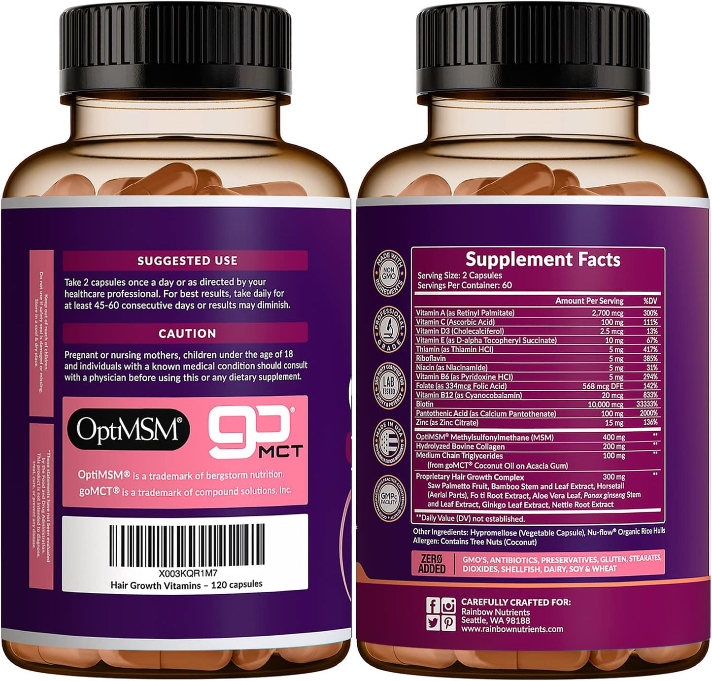 24-in-1 Advanced Hair Growth Vitamins