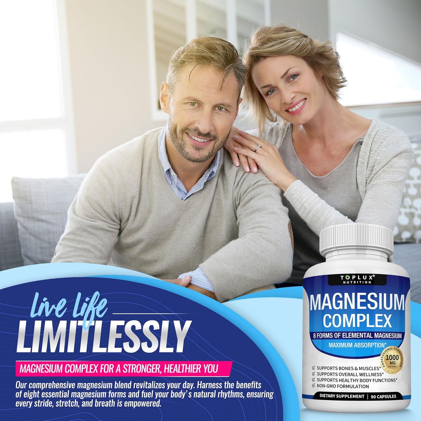 Toplux Magnesium Complex Buy 1 Get 1 Free