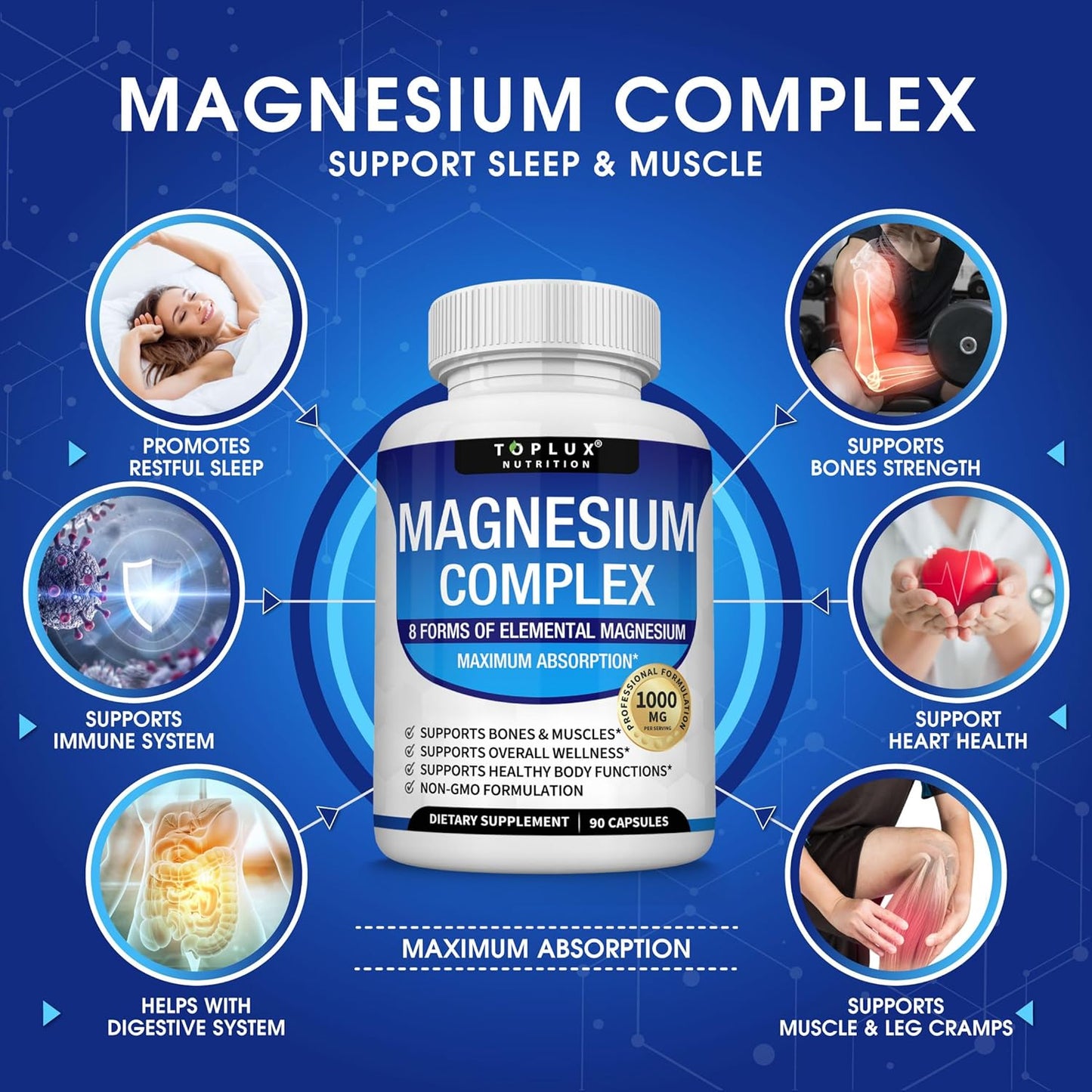 Toplux Magnesium Complex Buy 1 Get 1 Free