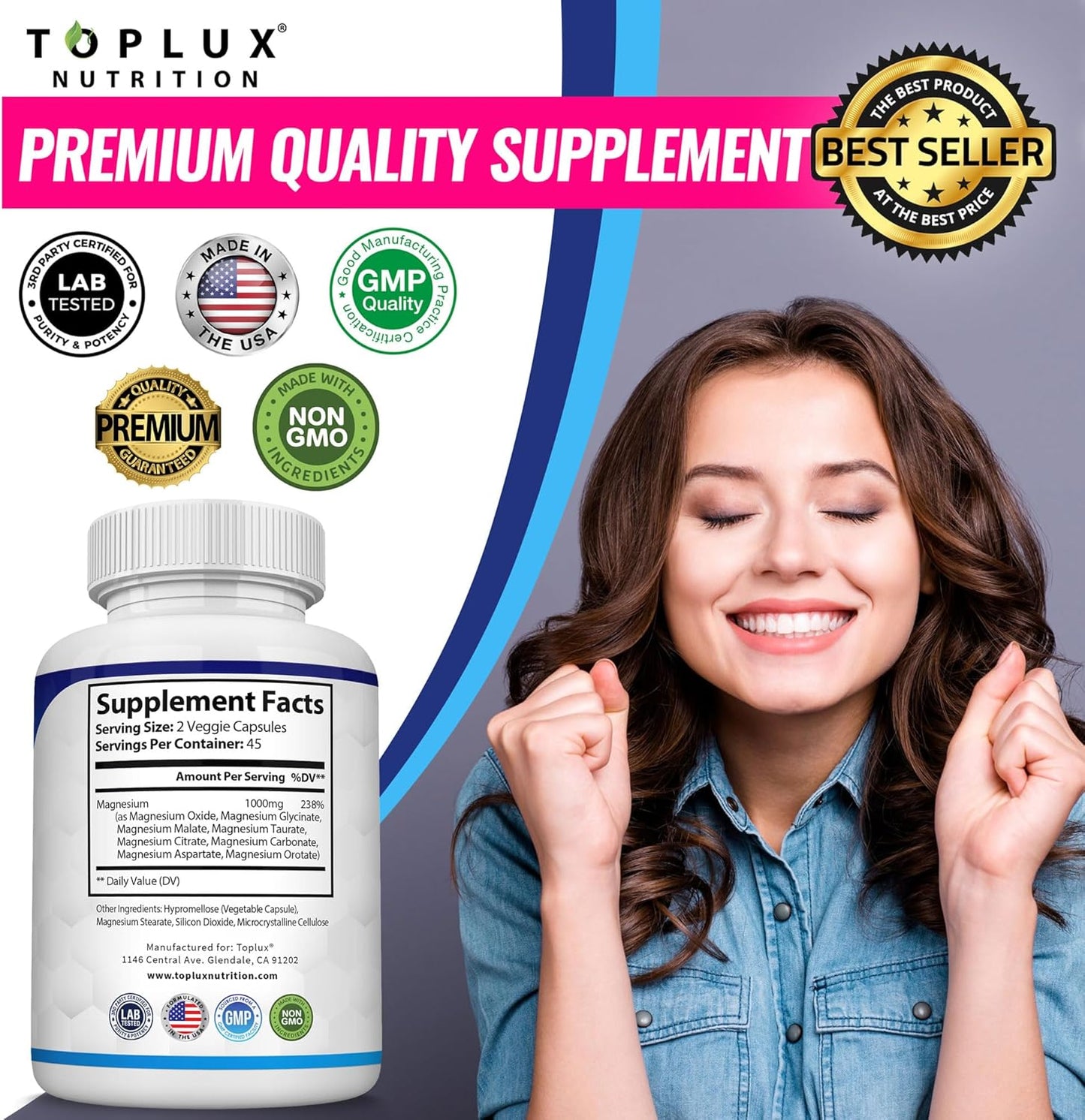 Toplux Magnesium Complex Buy 1 Get 1 Free