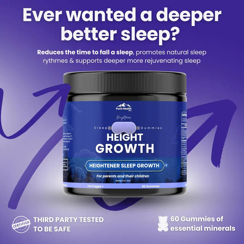 Heightener Height Growth Sleep Gummies