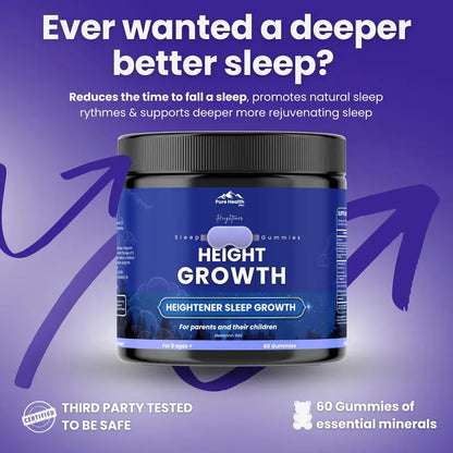 Heightener Height Growth Sleep Gummies
