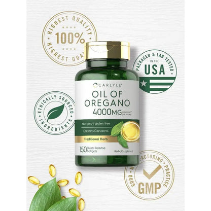 Carlyle Oregano Oil 4000mg Supplement