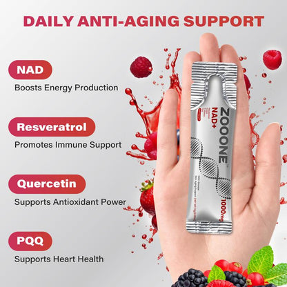 ZOOONE 1000mg NAD+ Berry Flavor Drink