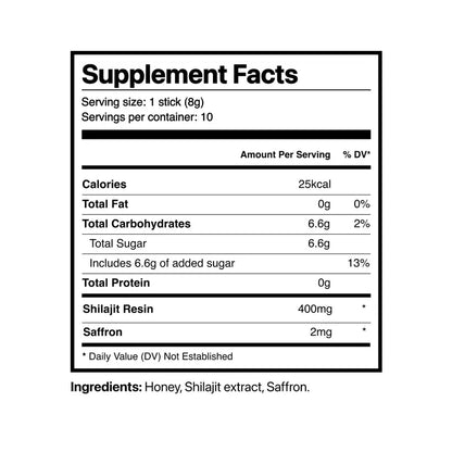 True Nutra Pure Himalayan Shilajit Honey Sticks